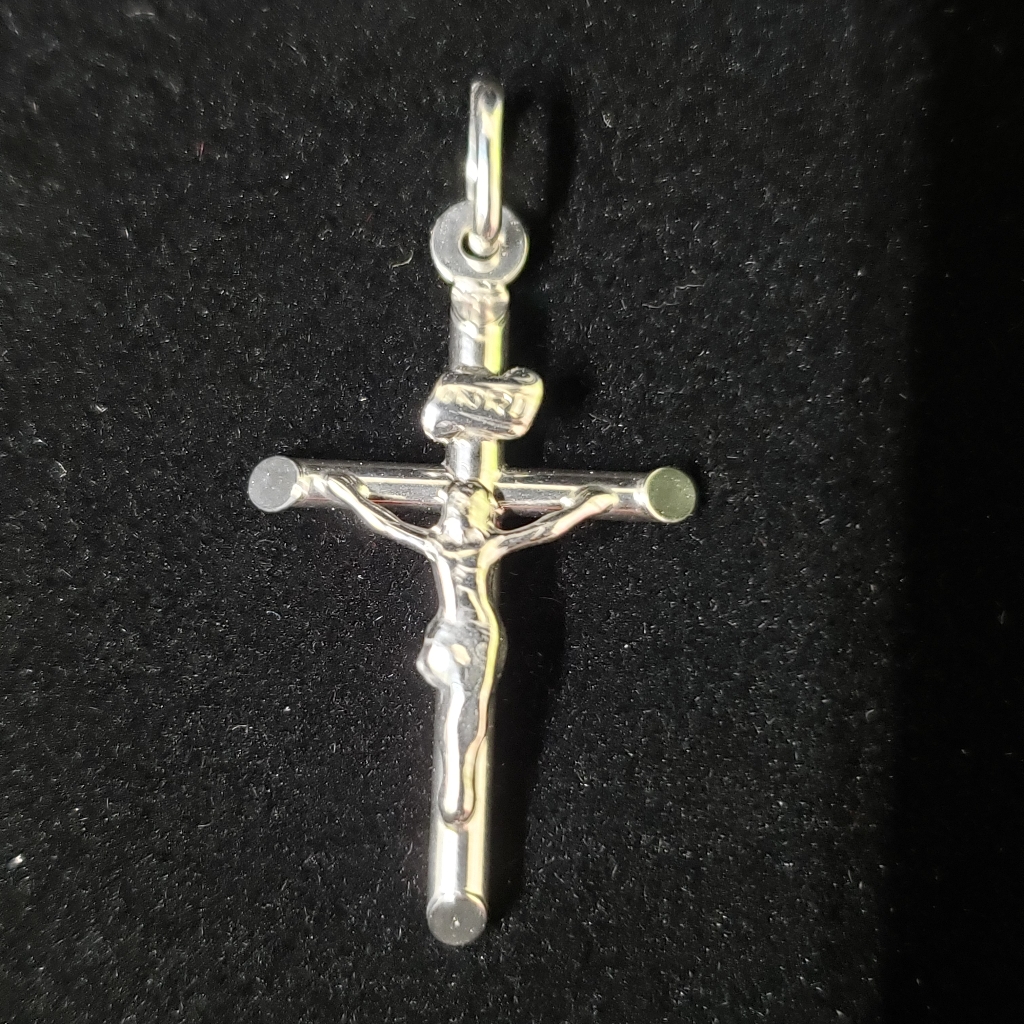 10kt Whitegold Cross Pendant